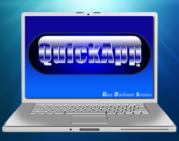 Quick Application: A rapid way to launch a search | Data Disclosure